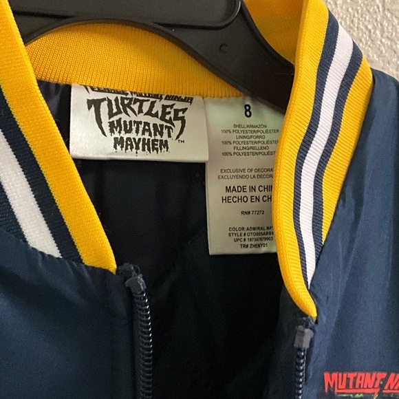 Nickelodeon Navy and Yellow TMNT Jacket - Picture 2 of 6
